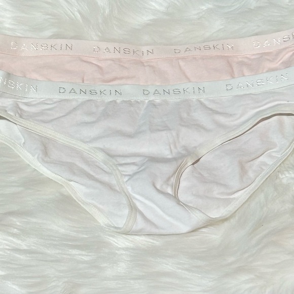 #0991 Sz S Danskin (1) Pink and (1) White Briefs Set - Picture 6 of 13